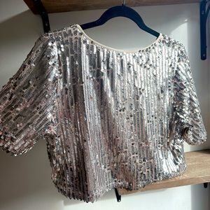 By Together Sequin Crop Top